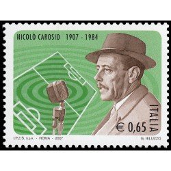 Italia Italy 2918 2007 Personalidades Deportes Nicolo Carosio MNH Italia Italy 2918 2007 Personalidades Deportes Nicolo Carosio MNH