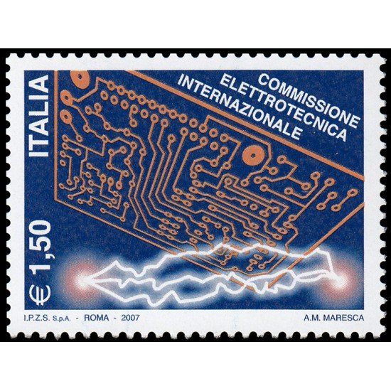 Italia Italy 2919 2007 Comisión Electrotécnica Internacional MNH Italia Italy 2919 2007 Comisión Electrotécnica Internacional MNH