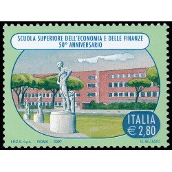 Italia Italy 2936 2007 50 aniv. Escuela Superior de Economía y Finanzas MNH Italia Italy 2936 2007 50 aniv. Escuela Superior de Economía y Finanzas MNH