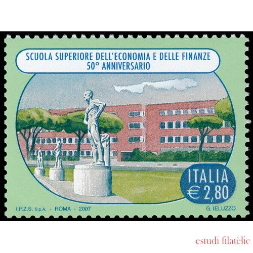 Italia Italy 2936 2007 50 aniv. Escuela Superior de Economía y Finanzas MNH