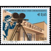 Italia Italy 2937 2007 Cine 70 aniv. Estudios de Cinecittá MNH