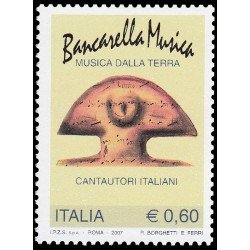 Italia Italy 2941 2007 Bancarella Música para cantautores italianos MNH Italia Italy 2941 2007 Bancarella Música para cantautores italianos MNH