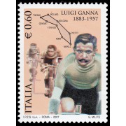 Italia Italy 2944 2007 Personalidades Deporte Luigi Ganna MNH