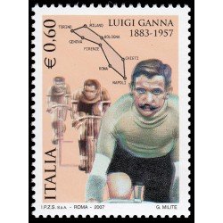 Italia Italy 2944 2007 Personalidades Deporte Luigi Ganna MNH Italia Italy 2944 2007 Personalidades Deporte Luigi Ganna MNH