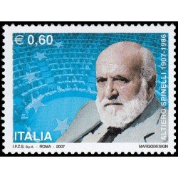 Italia Italy 2945 2007 Personalidades Política Altiero Spinelli MNH Italia Italy 2945 2007 Personalidades Política Altiero Spinelli MNH