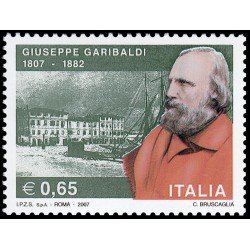 Italia Italy 2948 2007 Personalidades Política Giuseppe Garibaldi MNH Italia Italy 2948 2007 Personalidades Política Giuseppe Garibaldi MNH
