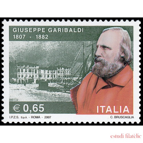 Italia Italy 2948 2007 Personalidades Política Giuseppe Garibaldi MNH