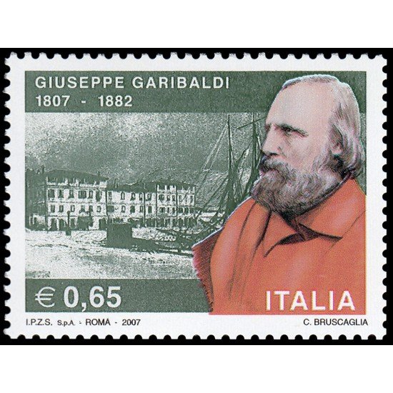 Italia Italy 2948 2007 Personalidades Política Giuseppe Garibaldi MNH Italia Italy 2948 2007 Personalidades Política Giuseppe Garibaldi MNH