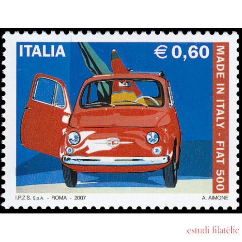 Italia Italy 2949 2007 Productos de Italia automóvil Fiat 500 MNH