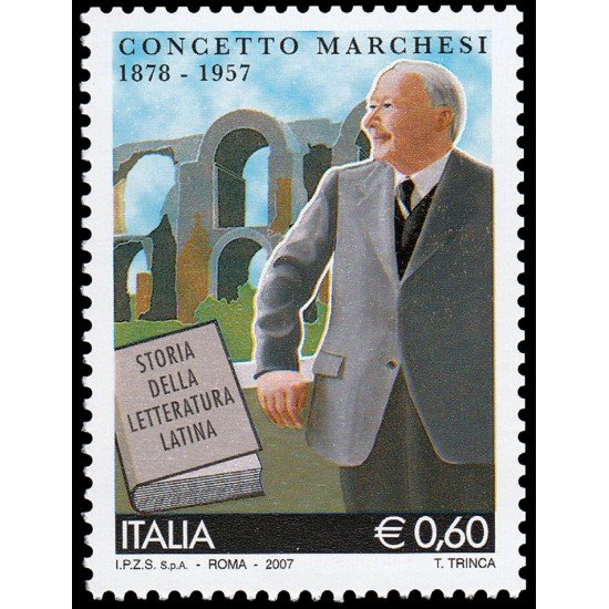 Italia Italy 2961 2007 Personalidades Literatura Concetto Marchesi MNH Italia Italy 2961 2007 Personalidades Literatura Concetto Marchesi MNH