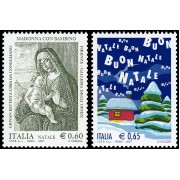 Italia Italy 2970/71 2007 Navidad MNH