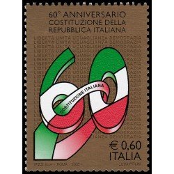 Italia Italy 2974 2008 60 aniv. De la Constitución MNH Italia Italy 2974 2008 60 aniv. De la Constitución MNH