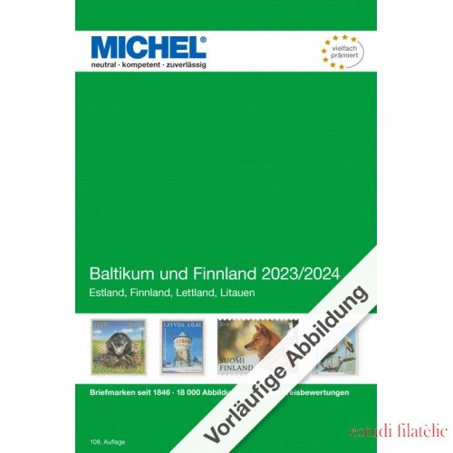 MICHEL Baltikum und Finnland-Katalog 2023/2024