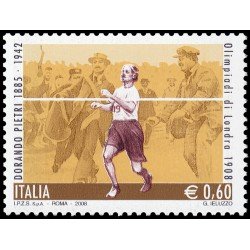 Italia Italy 2981 2008 Personalidades Deporte Dorando Pietri maratoniano MNH Italia Italy 2981 2008 Personalidades Deporte Dorando Pietri maratoniano MNH