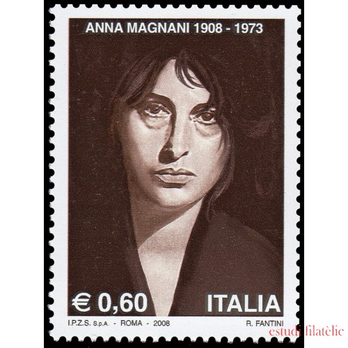 Italia Italy 2983 2008 Personalidades Cine Anna Magnani MNH