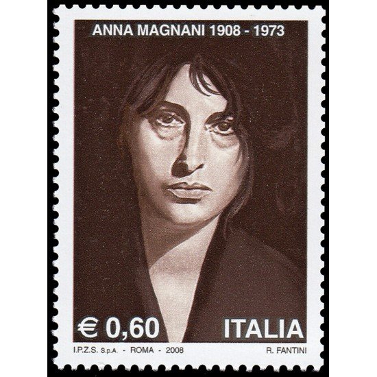 Italia Italy 2983 2008 Personalidades Cine Anna Magnani MNH Italia Italy 2983 2008 Personalidades Cine Anna Magnani MNH