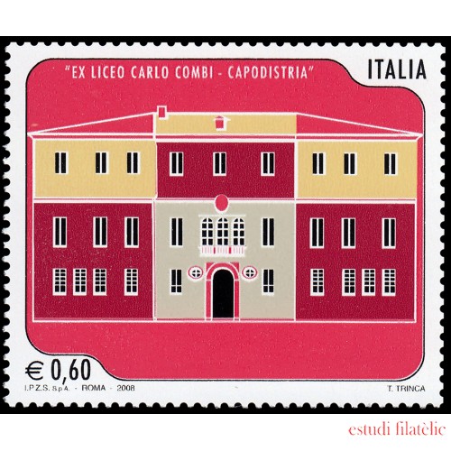 Italia Italy 2987 2008 Escuelas italianas Liceo Carlo Combi Capodistria MNH