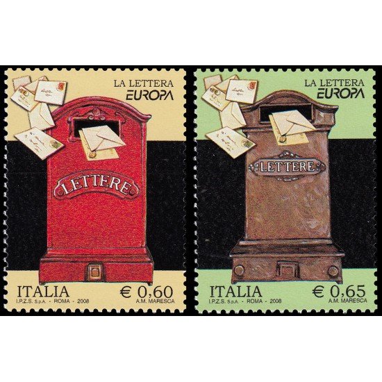 Italia Italy 2998/99 2008 Europa Las cartas MNH