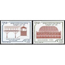 Italia Italy 3000/01 2008 Personalidades Arquitectura Andrea Palladio MNH Italia Italy 3000/01 2008 Personalidades Arquitectura Andrea Palladio MNH