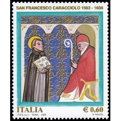 Italia Italy 3006 2008 Personalidades Religión San Francisco de Caracciolo MNH Italia Italy 3006 2008 Personalidades Religión San Francisco de Caracciolo MNH