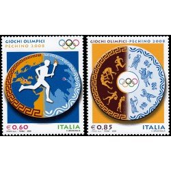 Italia Italy 3011/12 2008 Juegos Olímpicos de verano Pekín MNH Italia Italy 3011/12 2008 Juegos Olímpicos de verano Pekín MNH