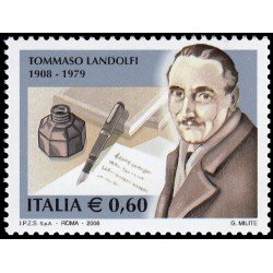 Italia Italy 3016 2008 Personalidades Literatura Tommaso Landolfi MNH Italia Italy 3016 2008 Personalidades Literatura Tommaso Landolfi MNH