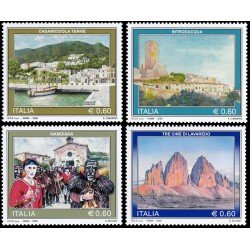 Italia Italy 3017/20 2008 Turismo Termas Casamicciola, Introdacqua, Mamoiada, Tres picos de Lavaredo MNH Italia Italy 3017/20 2008 Turismo Termas Casamicciola, Introdacqua, Mamoiada, Tres picos de Lavaredo MNH