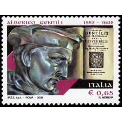 Italia Italy 3027 2008 Personalidades Abogacía Alberico Gentili MNH Italia Italy 3027 2008 Personalidades Abogacía Alberico Gentili MNH