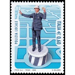 Italia Italy 3033 2008 Instituciones Policía Local MNH Italia Italy 3033 2008 Instituciones Policía Local MNH