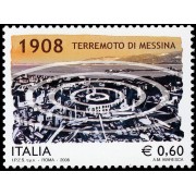 Italia Italy 3039 2008 100 aniv. Terremoto de Messina MNH