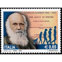 Italia Italy 3041 2009 Personalidades Charles Darwin Naturalista MNH Italia Italy 3041 2009 Personalidades Charles Darwin Naturalista MNH