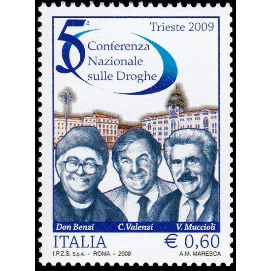Italia Italy 3043 2009 V Conferencia Nacional sobre las drogas MNH Italia Italy 3043 2009 V Conferencia Nacional sobre las drogas MNH