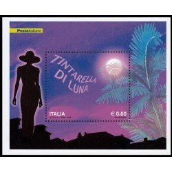 Italia Italy HB 46 2009 Canción popular Tintarella di Luna MNH Italia Italy HB 46 2009 Canción popular Tintarella di Luna MNH