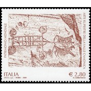 Italia Italy 3046 2009 Patrimonio Artístico y Cultural Arte rupestre del valle Camonica MNH