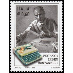 Italia Italy 3050 2009 Personalidades Periodista Indro Montanelli MNH Italia Italy 3050 2009 Personalidades Periodista Indro Montanelli MNH