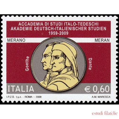 Italia Italy 3059 2009 50 aniv. Academia de estudios italo-alemanes MNH