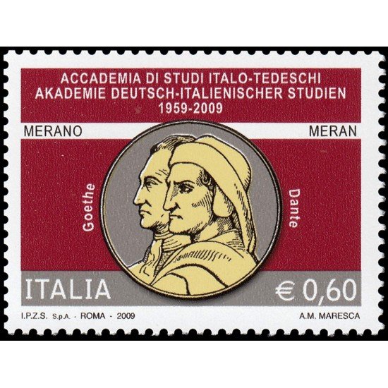 Italia Italy 3059 2009 50 aniv. Academia de estudios italo-alemanes MNH Italia Italy 3059 2009 50 aniv. Academia de estudios italo-alemanes MNH