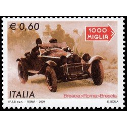 Italia Italy 3060 2009 Deporte Carrera automobilística 1000 millas MNH Italia Italy 3060 2009 Deporte Carrera automobilística 1000 millas MNH