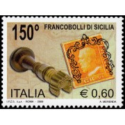Italia Italy 3065 2009 150 aniv. Primeros sellos de Sicilia MNH