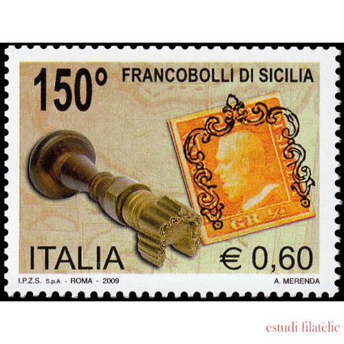 Italia Italy 3065 2009 150 aniv. Primeros sellos de Sicilia MNH