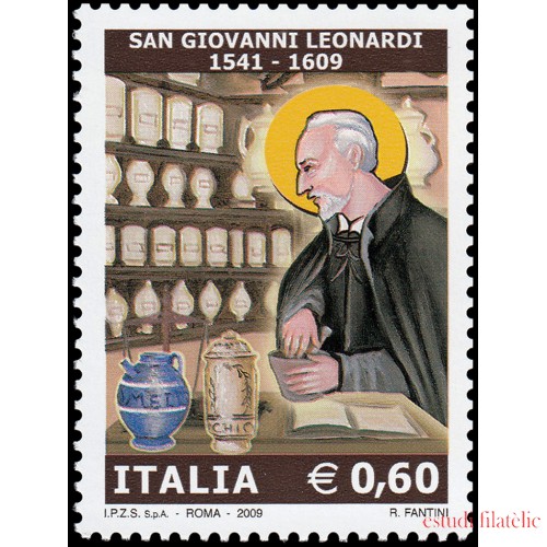 Italia Italy 3067 2009 Personalidades Religión San Giovanni Leonardi MNH