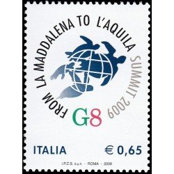 Italia Italy 3076 2009 Cumbre del G8 en La Aquila MNH Italia Italy 3076 2009 Cumbre del G8 en La Aquila MNH