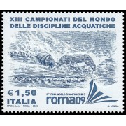 Italia Italy 3082 2009 XIII Campeonatos del mundo de disciplinas acuáticas MNH