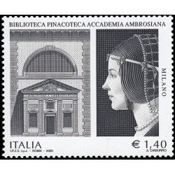 Italia Italy 3087 2009 Patrimonio Artístico y Cultural Biblioteca Pinacoteca Ambrosiana en Milán MNH Italia Italy 3087 2009 Patrimonio Artístico y Cultural Biblioteca Pinacoteca Ambrosiana en Milán MNH