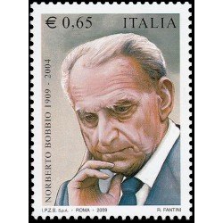 Italia Italy 3093 2009 Personalidades Norberto Bobbio, Historiador MNH Italia Italy 3093 2009 Personalidades Norberto Bobbio, Historiador MNH