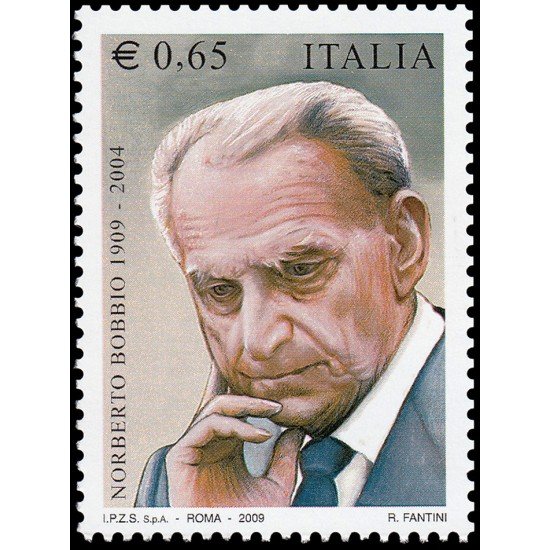 Italia Italy 3093 2009 Personalidades Norberto Bobbio, Historiador MNH