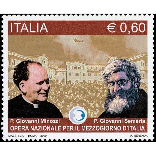 Italia Italy 3094 2009 Personalidades Fundadores del Instituto Nacional por la Italia del sur MNH Italia Italy 3094 2009 Personalidades Fundadores del Instituto Nacional por la Italia del sur MNH