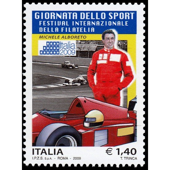 Italia Italy 3099 2009 Exposición Internacional de Filatelia en Roma. Jornada deportiva MNH Italia Italy 3099 2009 Exposición Internacional de Filatelia en Roma. Jornada deportiva MNH