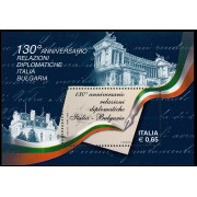Italia Italy HB 49 2009 130 aniv. Relaciones diplomáticas Italia-Bulgaria MNH