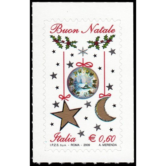 Italia Italy 3105 2009 Navidad Autoadhesivos Italia Italy 3105 2009 Navidad Autoadhesivos